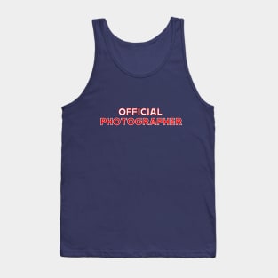 official photographer paparazzi Tank Top